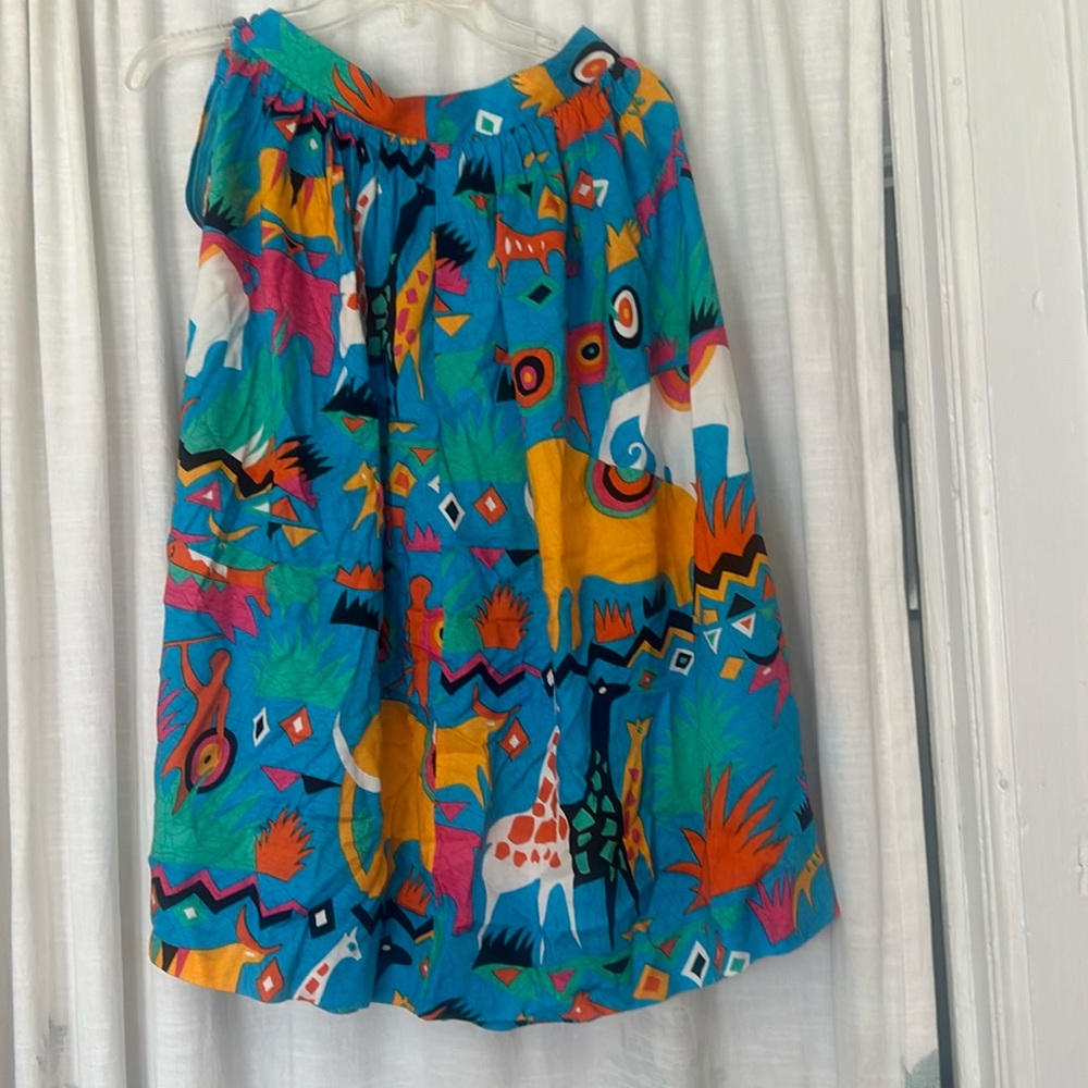 Wild summer print skirt